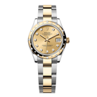 Rolex Datejust 31 mm Champagne Diamond Dial with Diamond Bezel on Oyster - Jackson Hole Jewelry Company