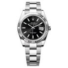 Rolex Datejust 41 Dark Rhodium Index Dial on Oyster 41mm - Jackson Hole Jewelry Company