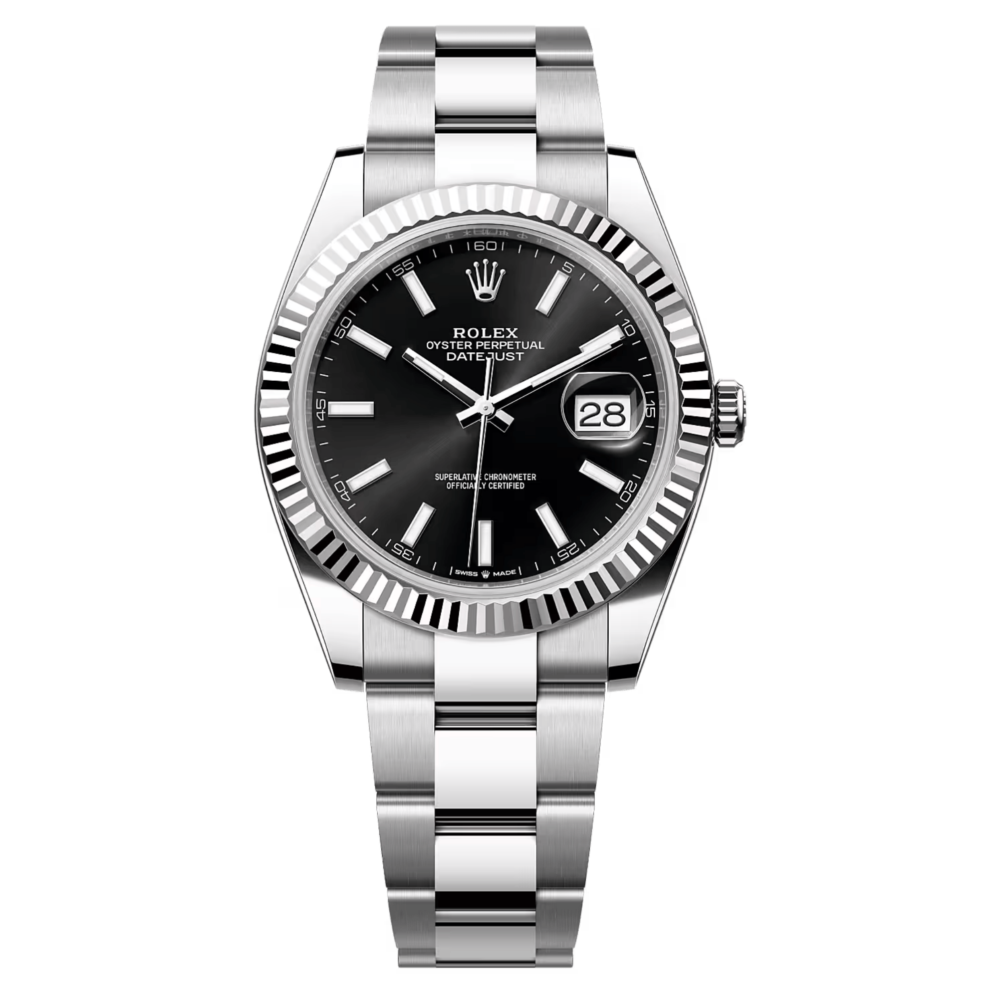 Rolex Datejust 41 Dark Rhodium Index Dial on Oyster 41mm - Jackson Hole Jewelry Company