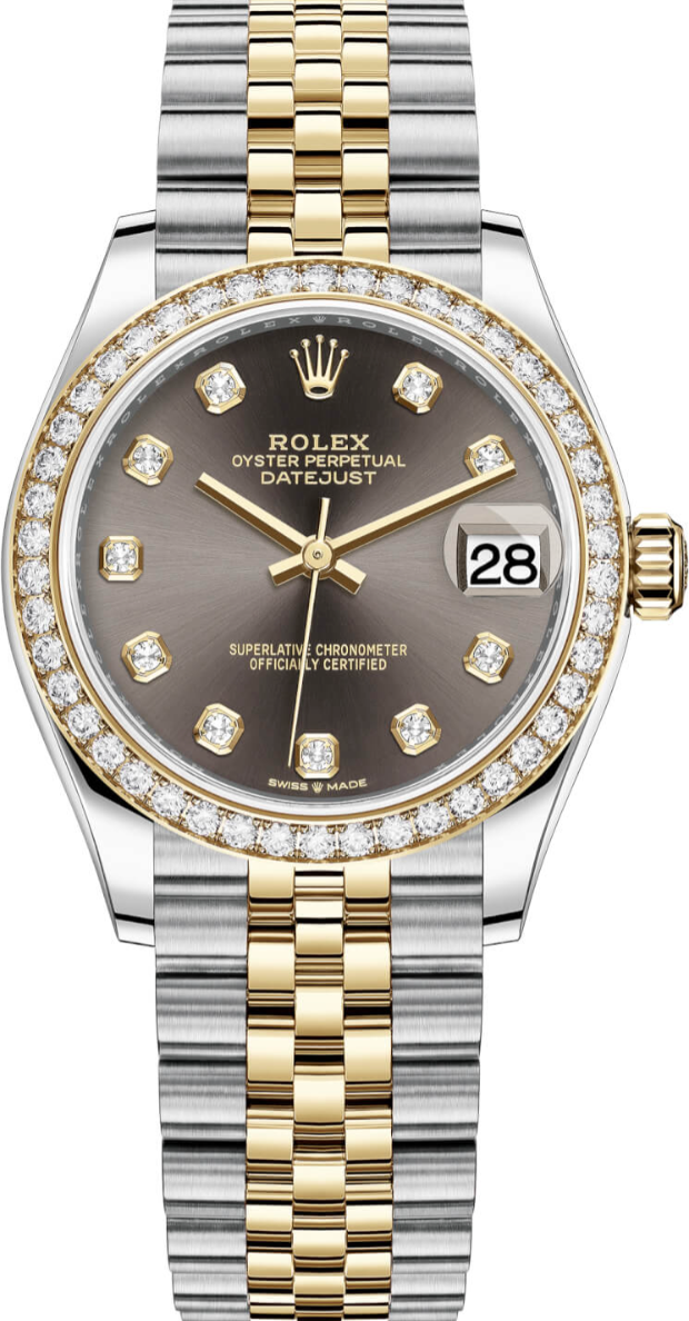 Rolex Datejust 31mm Stainless Steel and Yellow Gold Ladies Watch - Jackson Hole Jewelry Company