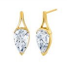 18K Yellow Gold Pear Shape Diamond Drop Earrings – 6.16 CTTW - Jackson Hole Jewelry Company