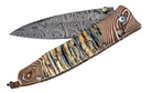 William Henry – Relic Pocketknife with Mokume Gane, Damascus & Fossil Woolly Mammoth Tooth - Jackson Hole Jewelry Company