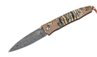 William Henry – Relic Pocketknife with Mokume Gane, Damascus & Fossil Woolly Mammoth Tooth - Jackson Hole Jewelry Company
