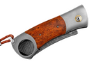 William Henry – Mesa Titanium Cigar Cutter with Desert Ironwood & Damascus Blade - Jackson Hole Jewelry Company