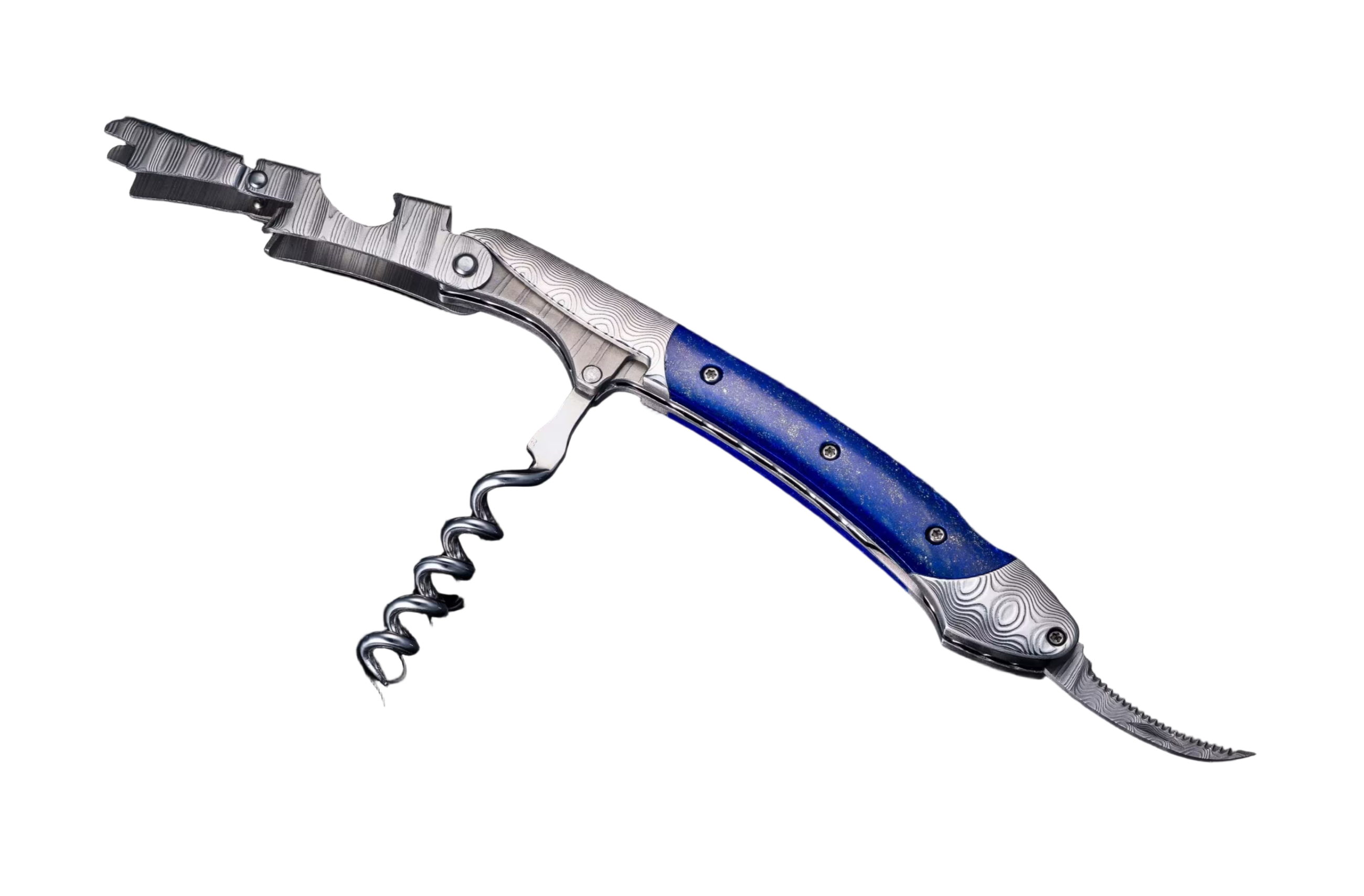 William Henry – “Blue Hour” Hand-Forged Wine Opener & Corkscrew - Jackson Hole Jewelry Company