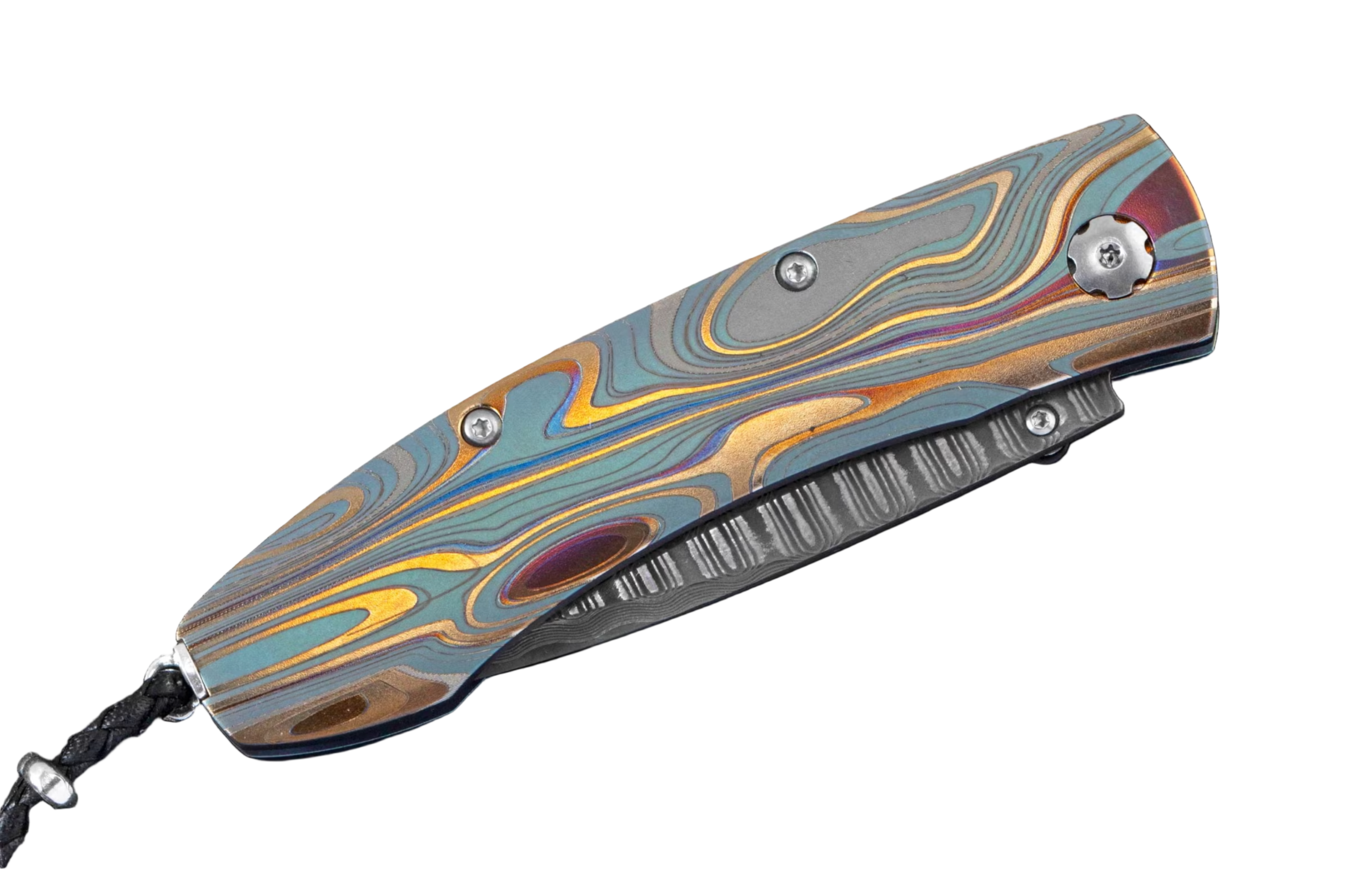 William Henry – Monarch “Golden Wave” Folding Knife - Jackson Hole Jewelry Company