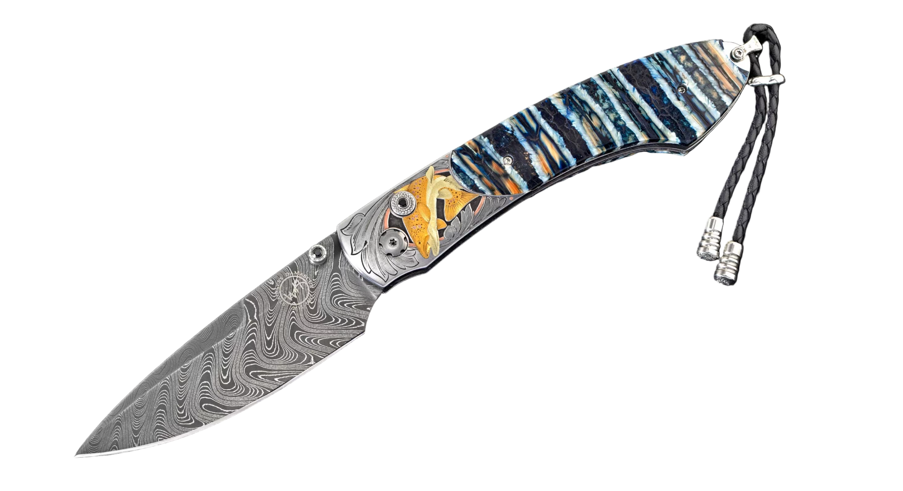 William Henry – Spearpoint “Brown Trout II” Folding Knife - Jackson Hole Jewelry Company