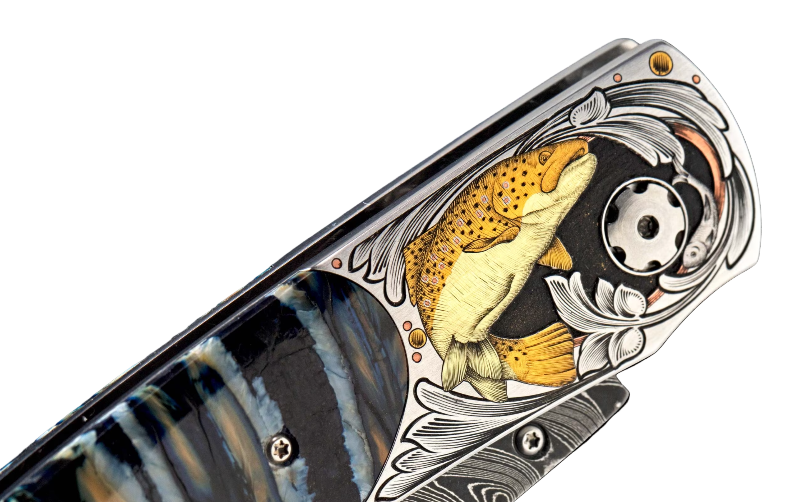 William Henry – Spearpoint “Brown Trout II” Folding Knife - Jackson Hole Jewelry Company