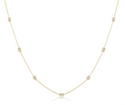 Emerald Cut Diamond By The Yard Necklace in 18K Gold – 18" - Jackson Hole Jewelry Company
