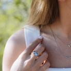Silver Teton Ski Goggle Ring - Jackson Hole Jewelry Company