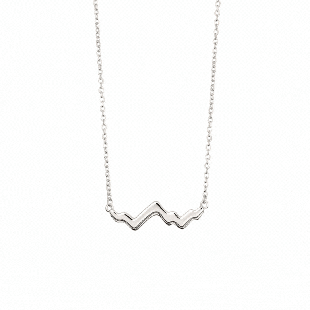 Black Friday Teton Outline Necklace Jackson Hole Jewelry Company