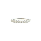 Diamond Wedding Band in 14K White Gold - Jackson Hole Jewelry Company