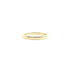 Half Way Diamond Band In 14K Yellow Gold - Jackson Hole Jewelry Company