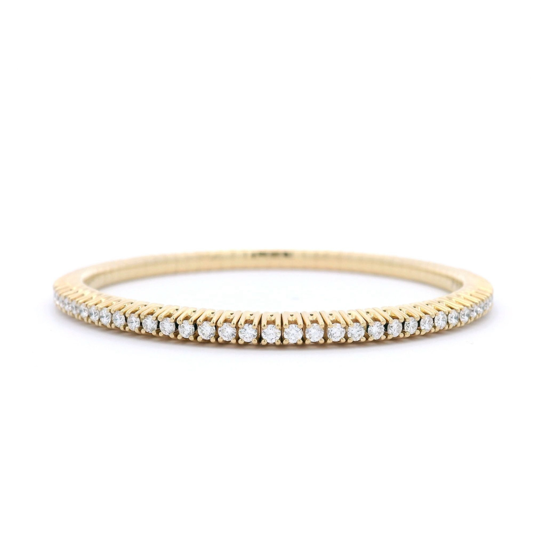 Yellow Gold Picchiotti XPANDABLE DIAMOND TENNIS BRACELET - Jackson Hole Jewelry Company