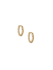 ANZIE Classique Pavé Huggies - Jackson Hole Jewelry Company