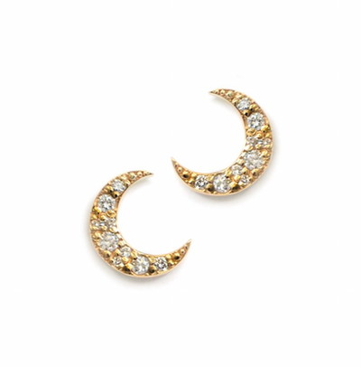 ANZIE Aztec Large Moon Crescent Studs - Jackson Hole Jewelry Company