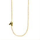 ANZIE Love Letter Single Diamond Necklace in 14K Gold - Jackson Hole Jewelry Company
