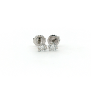 18K WHITE GOLD .70CTTW F VS1/VS2 MARTINI DIAMOND STUDS