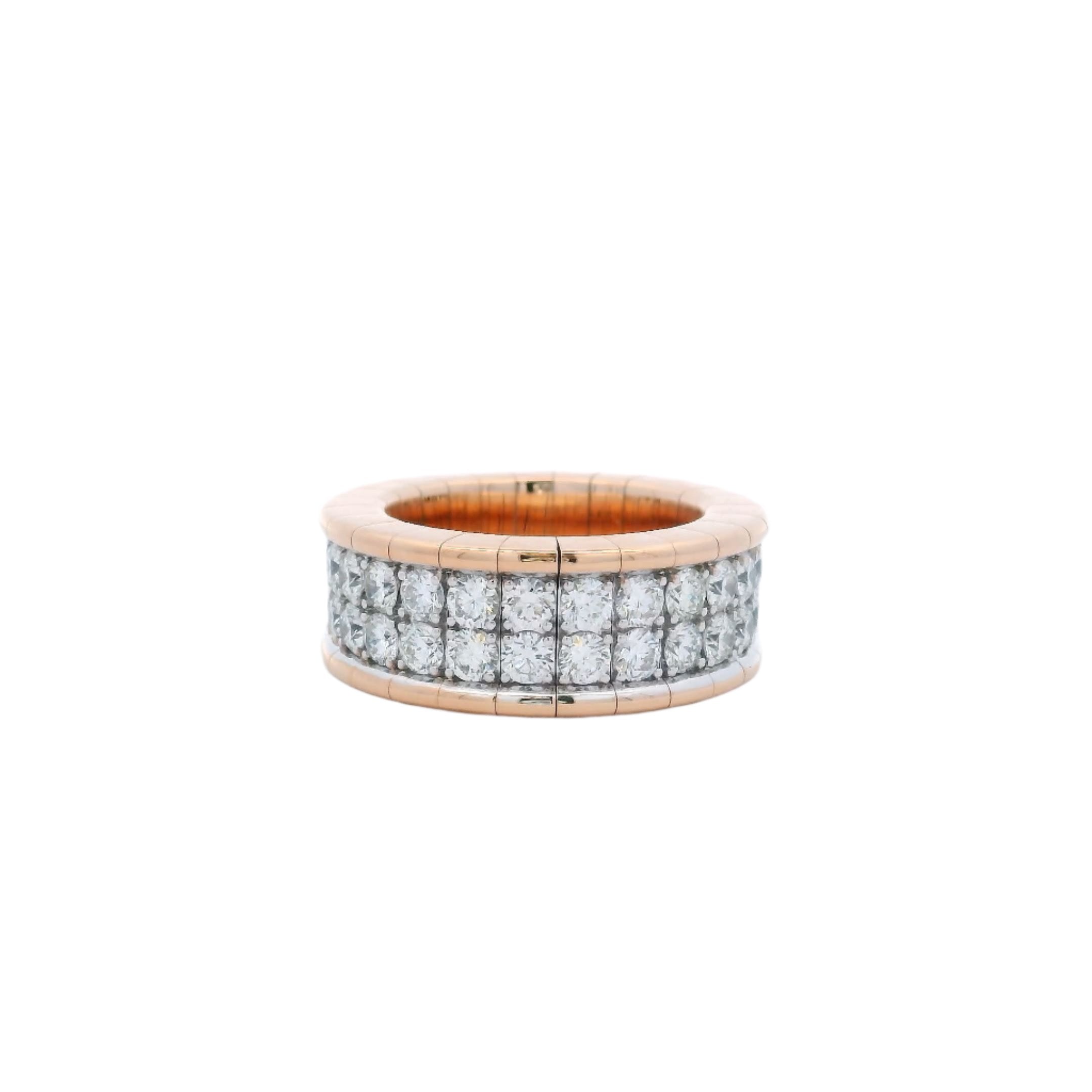 Picchiotti Dual Row Round Diamond Xpandable Ring - Jackson Hole Jewelry Company