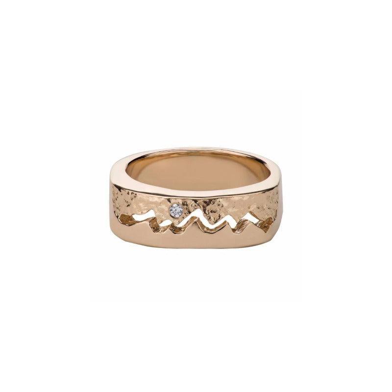 Classic Teton Men's Cut Through Ring