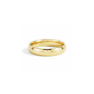 6mm Comfort Fit Half Round Mens Band