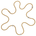 FOPE PRIMA 18K Gold Flex'it Necklace with White Diamond Rondels - 0.72 carats - Jackson Hole Jewelry Company