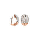 FOPE MIALUCE 18K Gold Earrings with White Diamond Pavé - 3.13 carats - Jackson Hole Jewelry Company