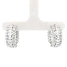 Picchiotti Emerald Cut DIAMOND HOOPS WITH Round SIDE STONES - Jackson Hole Jewelry Company