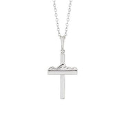 Teton Cross Necklace in Sterling Silver - Jackson Hole Jewelry Company