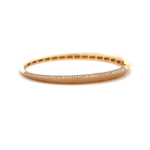 VENDORAFA 18K ROSE GOLD LARGE BRACELET WITH DIAMONDS 45DIAMONDS=0.38CTTW - Jackson Hole Jewelry Company