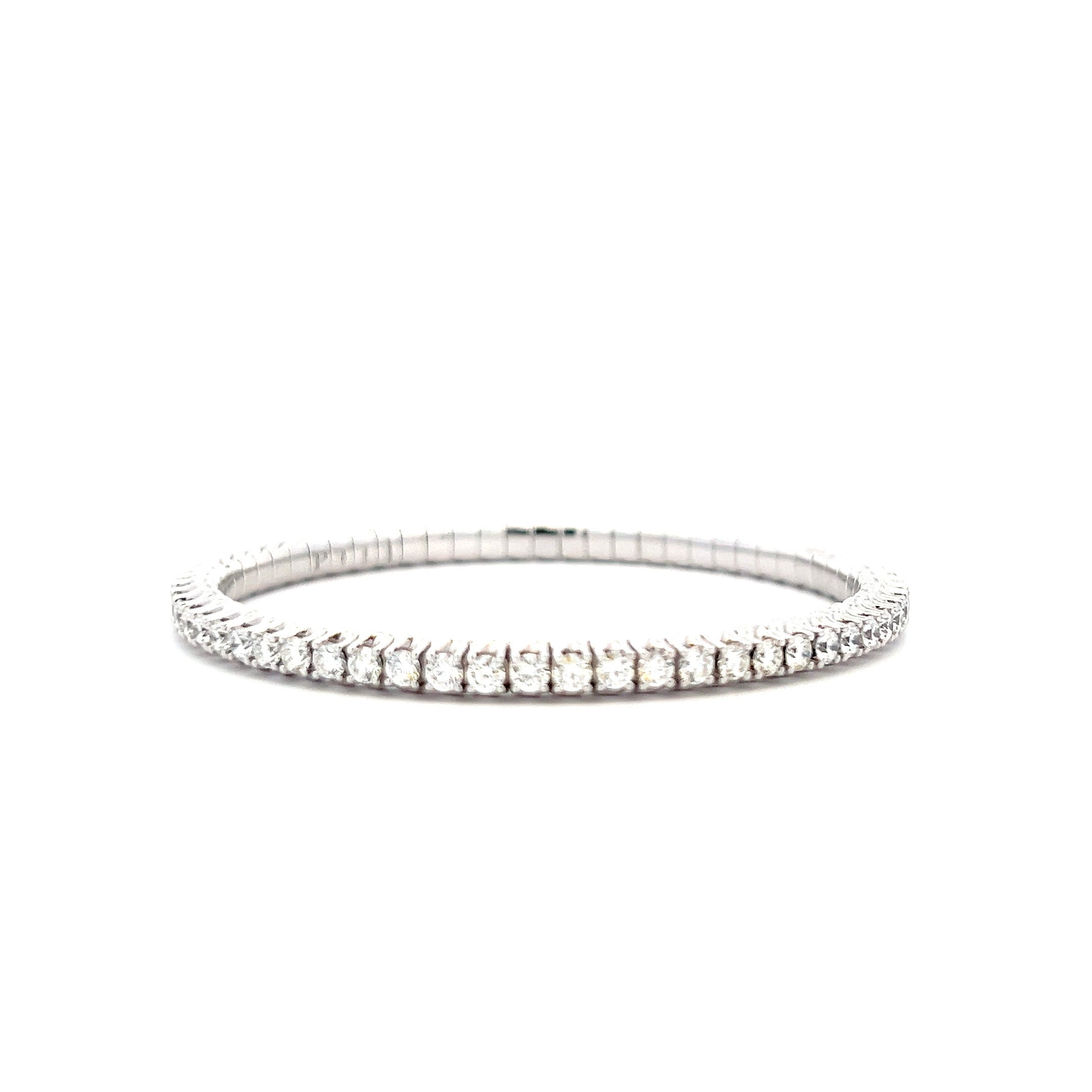 Picchiotti Xpandable™ 18K White Gold Round Diamond Bracelet - Jackson Hole Jewelry Company