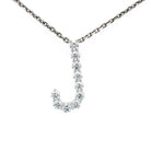 LUXE Diamond Letter Crafted in 18K White Gold - Jackson Hole Jewelry Company