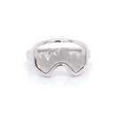 Silver Teton Ski Goggle Ring - Jackson Hole Jewelry Company