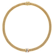 FOPE LOVE NEST Necklace with 18K Tri-Gold Rondels