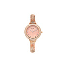 LADYFOPE 18K Rose Gold Flex'it Watch with White Diamond Pavé - Jackson Hole Jewelry Company