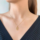 Teton Dreamcatcher Collection Pendant With Diamonds Set in 18K Gold - Jackson Hole Jewelry Company