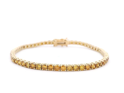 Fancy Yellow Diamond Tennis Bracelet - Jackson Hole Jewelry Company