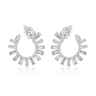 Rockefeller Fossil Diamond Hoops - Jackson Hole Jewelry Company