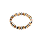 FOPE SOLO 18K Tri-Gold Flex’it Bracelet with White Diamonds - Jackson Hole Jewelry Company