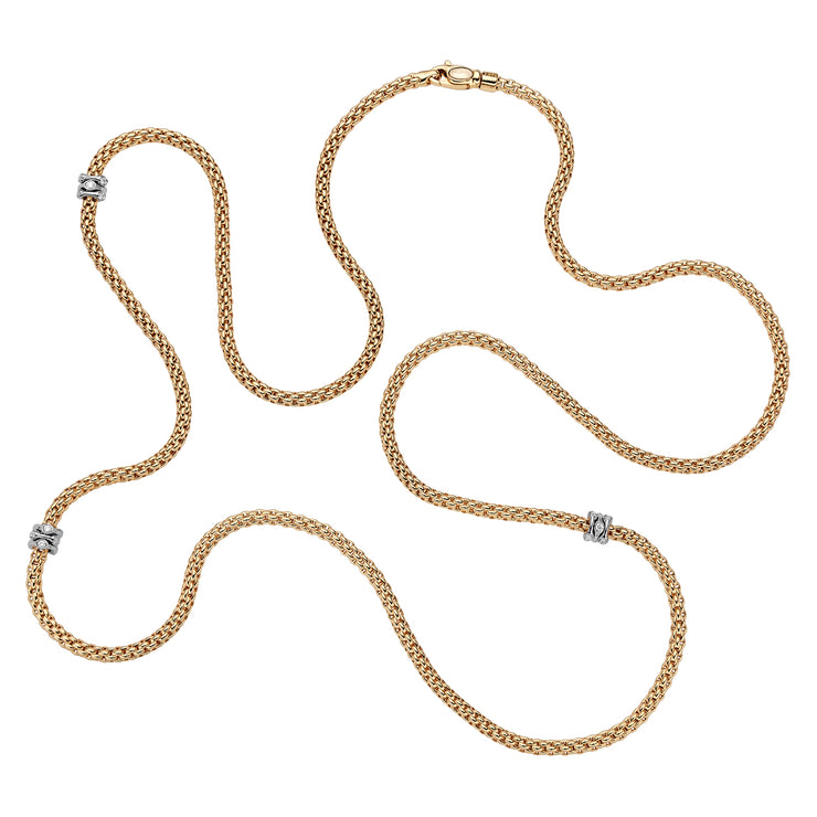 FOPE PRIMA 18K Gold Multi-Charm Flex&