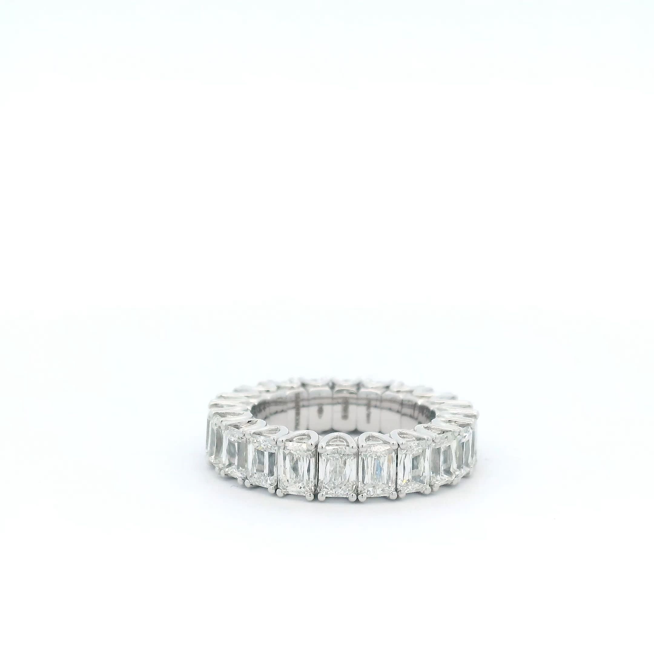 Picchiotti 18k White Gold Eternity Xpandable Ring - Jackson Hole Jewelry Company