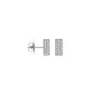 FOPE ARIA 18K Gold Stud Earrings with White Diamond Pavé - 0.62 carats - Jackson Hole Jewelry Company