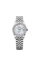 Rolex – Datejust 31mm with Mother of Pearl Diamond Dial on Jubilee Bracelet - Jackson Hole Jewelry Company