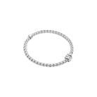 FOPE EKA 18K Gold Flex’it Bracelet with White Diamond Rondels - 0.16 carats - Jackson Hole Jewelry Company