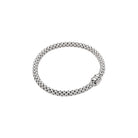 FOPE SOLO 18K Gold Flex’it Bracelet with White Diamond Rondel - 0.10 carats - Jackson Hole Jewelry Company
