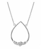Jenny Lake Upside Down Diamond Teton Teardrop Necklace in 14K Gold - Jackson Hole Jewelry Company