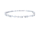 4.10CTTW MIXED DIAMOND TENNIS BRACELET 6.5" - Jackson Hole Jewelry Company