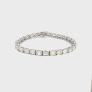 EMERALD CUT DIAMOND TENNIS BRACELET