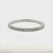 Picchiotti 18K White Gold Xpandable Bracelet. 55 White Diamonds