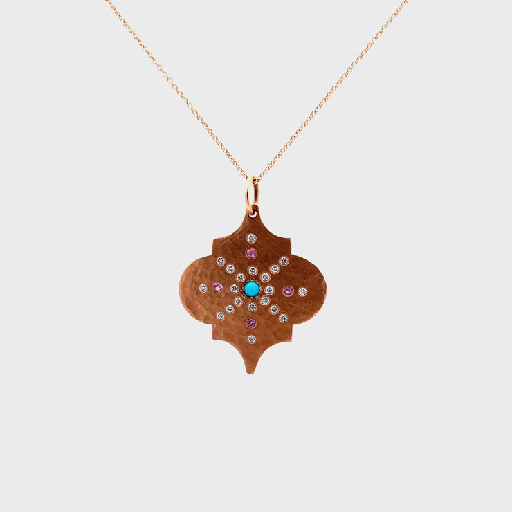 Starburst Moroccan Shaped Pendant (Pendant Only)